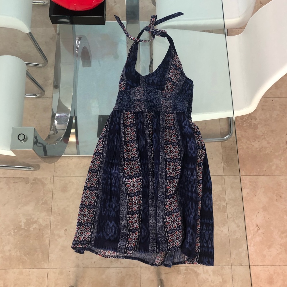 Halter Patterned Dress
